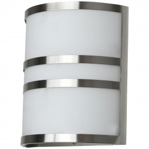 Sunlite 88679-SU LFX/WS/CHC/15W/SCT/BN Half Cylinder 15 Watts 120 Volts Dimmable Aluminum & Steel Material Brushed Nickel Finish Integrated LED Residential Decorative Wall Mount Fixtures CCT Selectable 30K/40K/50K