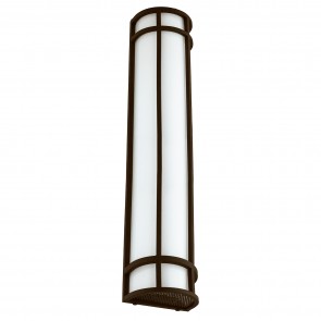 Sunlite 91167-SU LFX/AQ/WS/30?/28W/SCT/BRZ/ACRY 28 Watts 100-277 Volts 1400 Lumens Stainless Steel & Acrylic Bronze Finish Integrated LED Wall Outdoor Vintage Fixtures CCT Selectable 30K/40K/50K