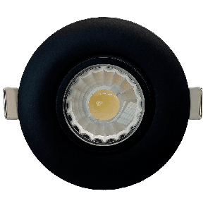 Goodlite G-19846 R3/8W/GR/LED/B/5CCT LED 3 inch Gimbal Round Black 8 Watts 65 Equiv. Wattage 650 Lumen Selectable CCT 27,30,35,41,50K