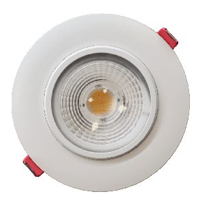 Goodlite G-20001 R4/14W/GR/LED/5CCT 4 inch Recessed Gimbal Round 14 Watts 120 Equiv. Wattage 1100 Lumen Downlight Selectable CCT 27,30,35,41,50K