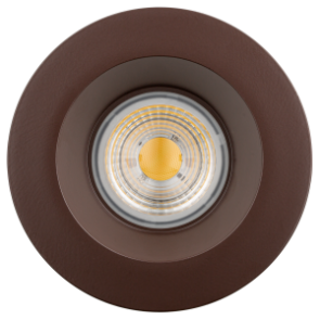 Goodlite G-20100 & G-48351 M4/15W/LED/27K LED 4 inch Regress Luminaire With Bronze Round Trim 1100 Lumens Soft White 2700k