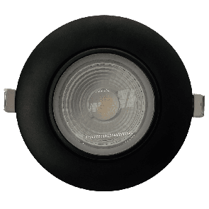 Goodlite G-48357 R4/14W/GR/LED/B/5CCT LED 4 inch Gimbal Round Black 14 Watts 120 Equiv. Wattage 1200 Lumen Selectable CCT 27,30,35,41,50K
