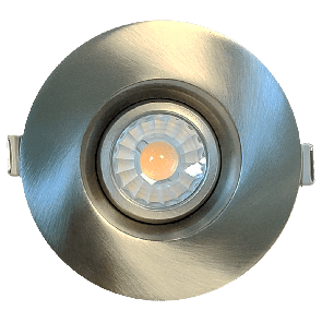 Goodlite G-48361 R3/8W/GRR/LED/BN/5CCT LED 3 inch Regress Gimbal Round Brushed Nickel 8 Watts 65 Equiv. Wattage 650 Lumen Selectable CCT 27,30,35,41,50K