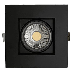 Goodlite G-48367 R4/14W/GSR/LED/BK/5CCT LED 4 inch Regress Gimbal Square Black 14 Watts 120 Equiv. Wattage 1100 Lumen Selectable CCT 27,30,35,41,50K