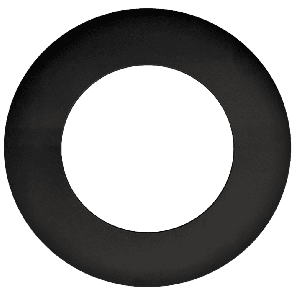Goodlite G-48373 T4/R/COVER/BLACK Colored Trim Replacement For 4 Inch Round Slim