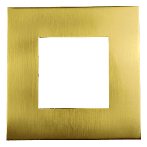 Goodlite G-48398 T4/SQ/COVER/BRASS Colored Trim Replacement For 4 Inch Square Slim