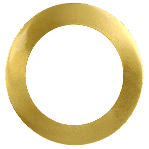 Goodlite G-48408 T6/R/COVER/BRASS Colored Trim Replacement For 6 Inch Round Slim