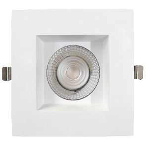 Goodlite 48420 & G-48425 M6/24W/LED/5CCT Regress Luminaire With With White Square Smooth Trim 1800 Lumens 5CCT Selectable 27K 30k 35k 41k 50K 