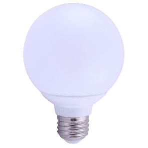 Goodlite G-83378 G25/7/LED/D/50K 7 Watts 60 Equiv. Wattage 500 Lumen Globe Light Bulbs Super White 5000k