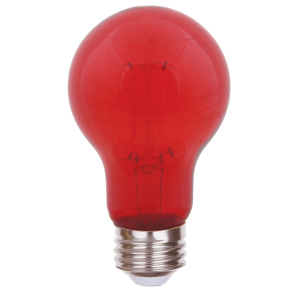 Luxrite LR21720 LED4.5A19/RED/FIL 4.05 inch 4.5 Watts A19 E26 Base FILAMENT LED LIGHT BULB Color Temperature RED