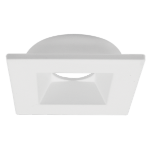 Luxrite LR23462 LED/DLMD1/TRM/SQ/WT 1 inch REGRESSED INTERCHANGEABLE CANLESS SPOTLIGHT LED