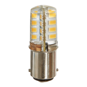 Luxrite LR24629 LED3W/DC/27K 1.77 inch 3 Watts T4 BA15D Base 200 Lumens LED LIGHT BULB Soft White 2700K