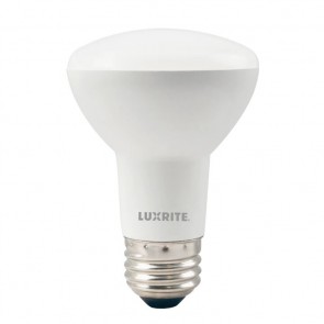 Luxrite LR31861 LED6W/BR20/30K/D 3.7 inch 6.5 Watts BR20 E26 Base 460 Lumens LED LIGHT BULB Warm White 3000K
