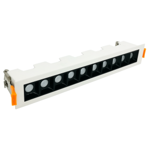 Luxrite LR32099 LEDML10/18W/5CCT/B/D 11 x1.7 inch 18 Watts 1200 Lumens CANLESS ARCHITECTURAL MULTILIGHT LED LIGHT Selectable CCT 27K/30K/35K/41K/50K