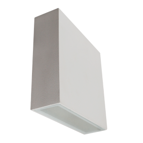 Luxrite LR40310 LEDWS/UD/15W/5CCT/SQ/WT 5.2x5.2 inch 15 Watts SQUARE 1000 Lumens UP DOWN WALL SCONCE Selectable CCT 27K/30K/35K/41K/50K