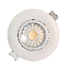 Goodlite G-19845 R3/8W/GR/LED/5CCT 3 inch Recessed Gimbal Round 8 Watts 65 Equiv. Wattage 700 Lumen Downlight Selectable CCT 27,30,35,41,50K